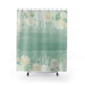 Light Green Shower Curtain